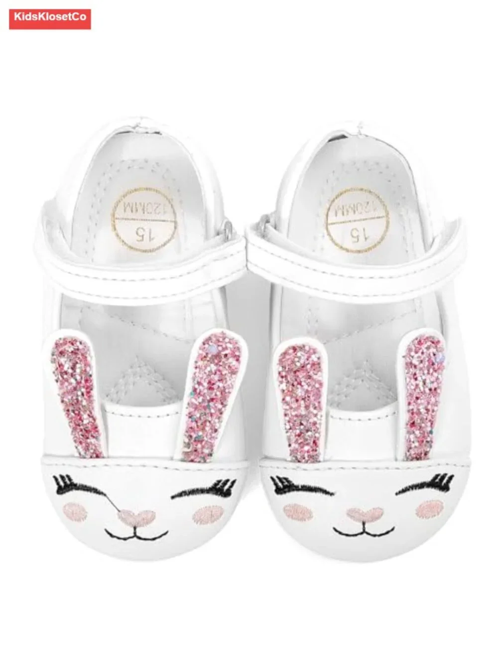 Baby Girls Sequin Mary Jane Flats Anti Slip Princess Dress Shoes